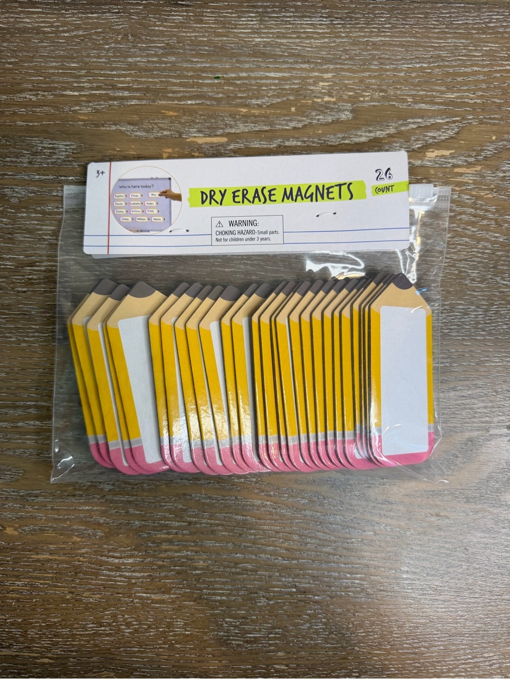 Target Bullseye Pencil Shaped Dry Erase Magnets Classroom Decor